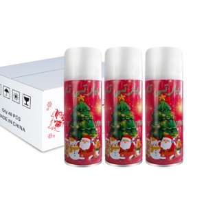 Topp mode icke-brandfarlig skum snöspray för födelsedag