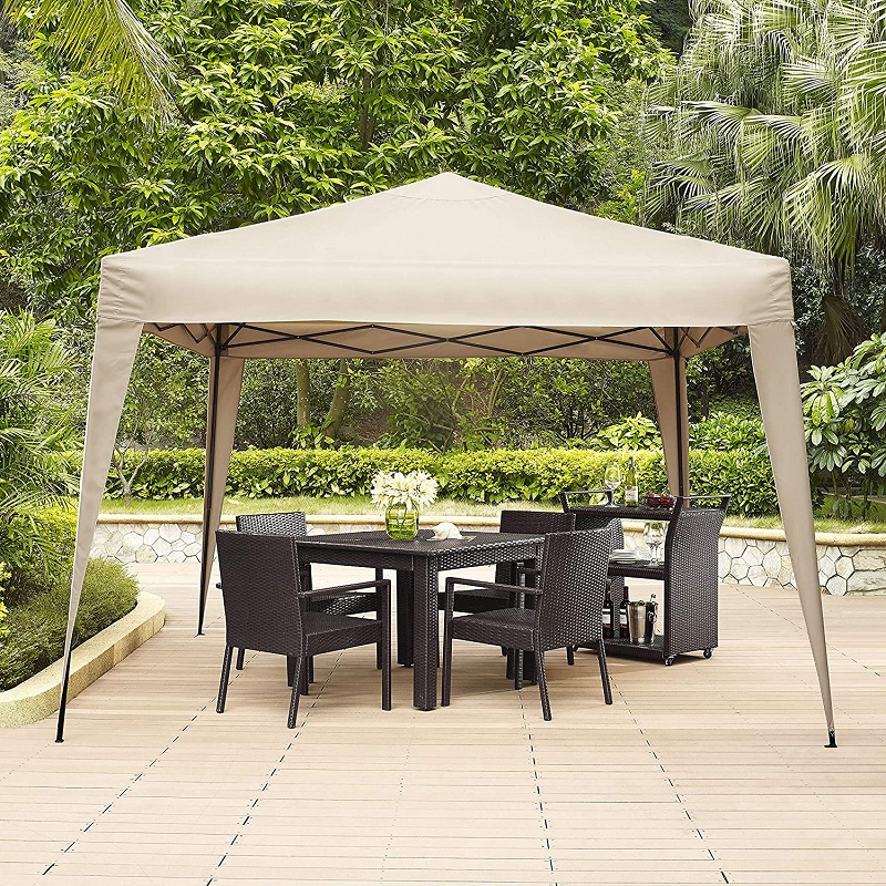 Crosley Furniture Hampton Collapsible Outdoor Gazebo, 10 \\ 'x 10 \\' - Tan Tan