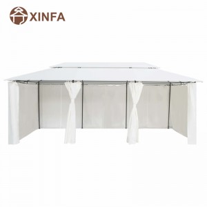 Luxury Garden Canopy Cover Backyard Gazebo Outdoor With Rot Aluminium Proof Gardin