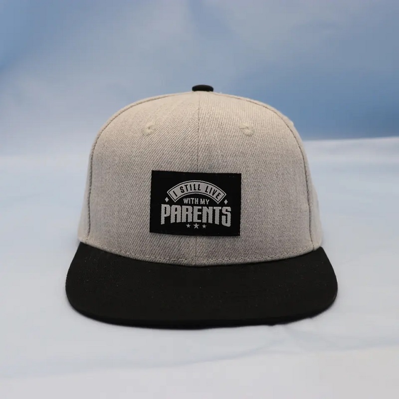 Modepojke liten storlek privat etikett patch hip hop anpassade hattar barns anpassade logotyp snapback hatt mössor för barn