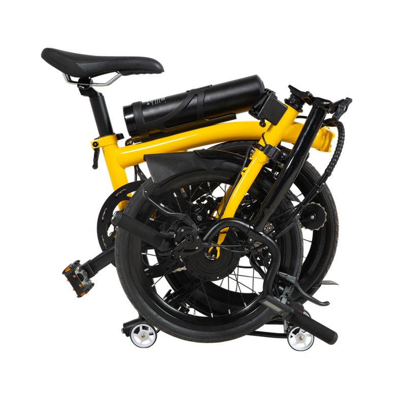 B17- 17 tum bärbar dubbel fällbar elektrisk cykel