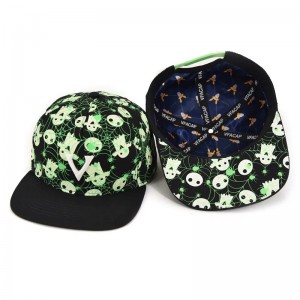 Mode 5 Panel Kids Sports Hatts Anpassning broderad logotyp Småbarn Snapback Hat