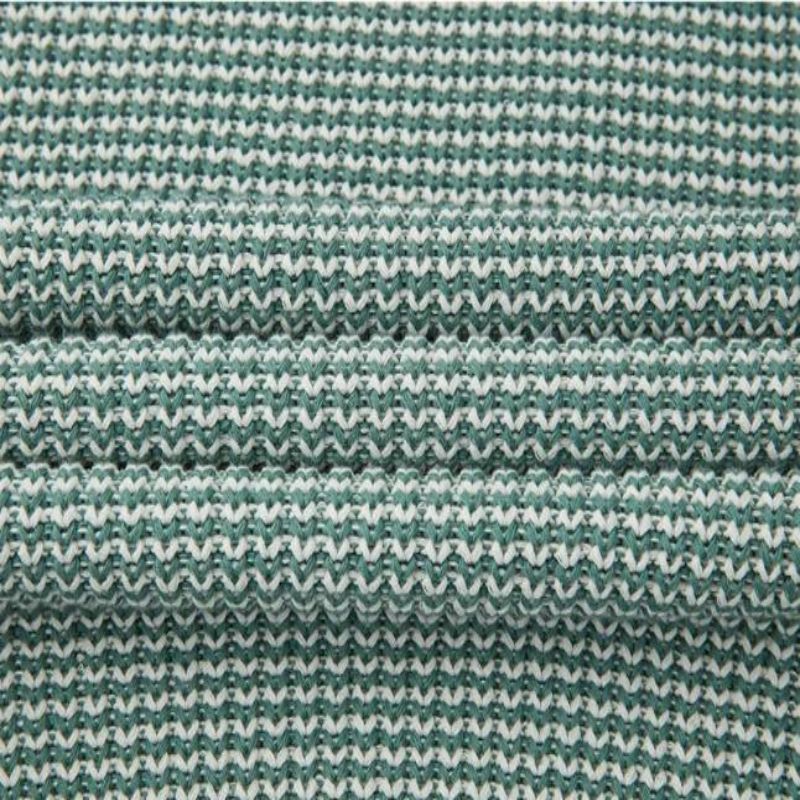 Men's Mix Color Sticked Pullover Crewneck långärmad tröja