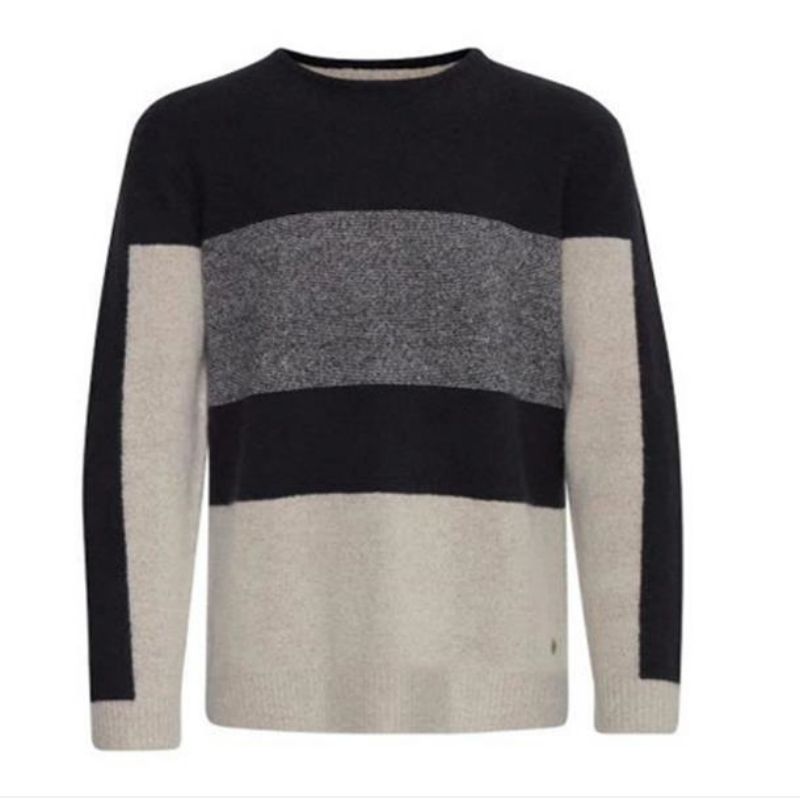 Återvunnen polyester pullover för män tröja
