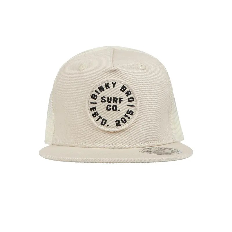 sommar spädbarn baby snapback cap småbarn ungdom snapback hatt anpassad broderad patch mesh cream barn barn trucker hatt mössor