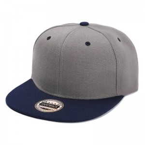 Broderi monterad mössa svart snapback baseball cap hatt kamouflagekontrast färg
