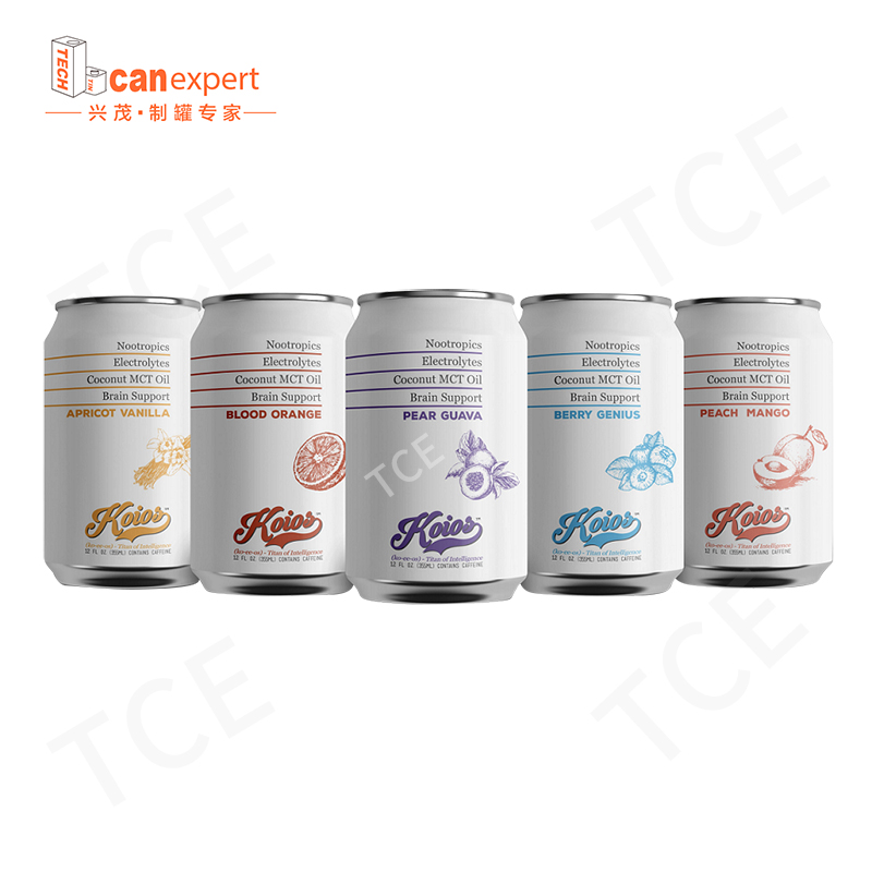 Partihandel matkvalitet säkerhetsförpackning tom 250 ml 500 ml tryckt aluminiumdryck kan för öldryck förpackning metallflaska