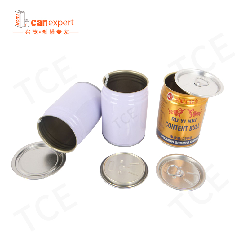 Partihandel matkvalitet säkerhetsförpackning tom 250 ml 500 ml tryckt aluminiumdryck kan för öldryck förpackning metallflaska