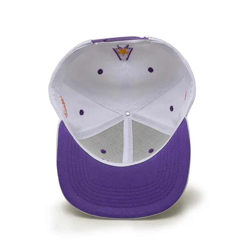 Billig grossist 3D -broderi 5 Panel Cap Custom Snapback Cap