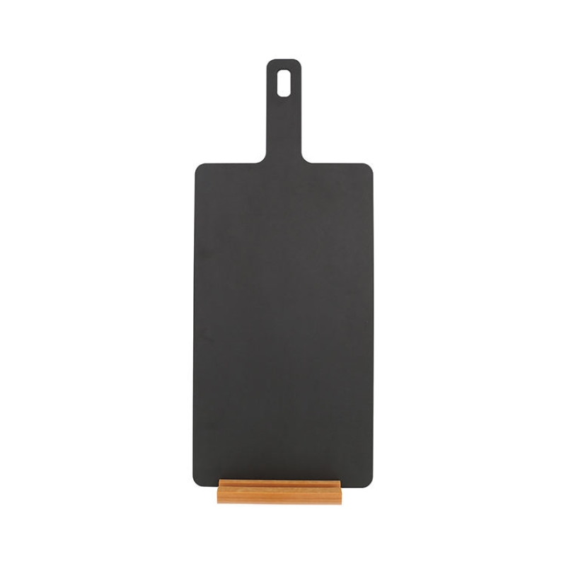 Träfiber Epikurean Pizza Cutting Board Diskmaskin Säker värmebeständig Eco Friendly Juice Groove Choping Board med handtag