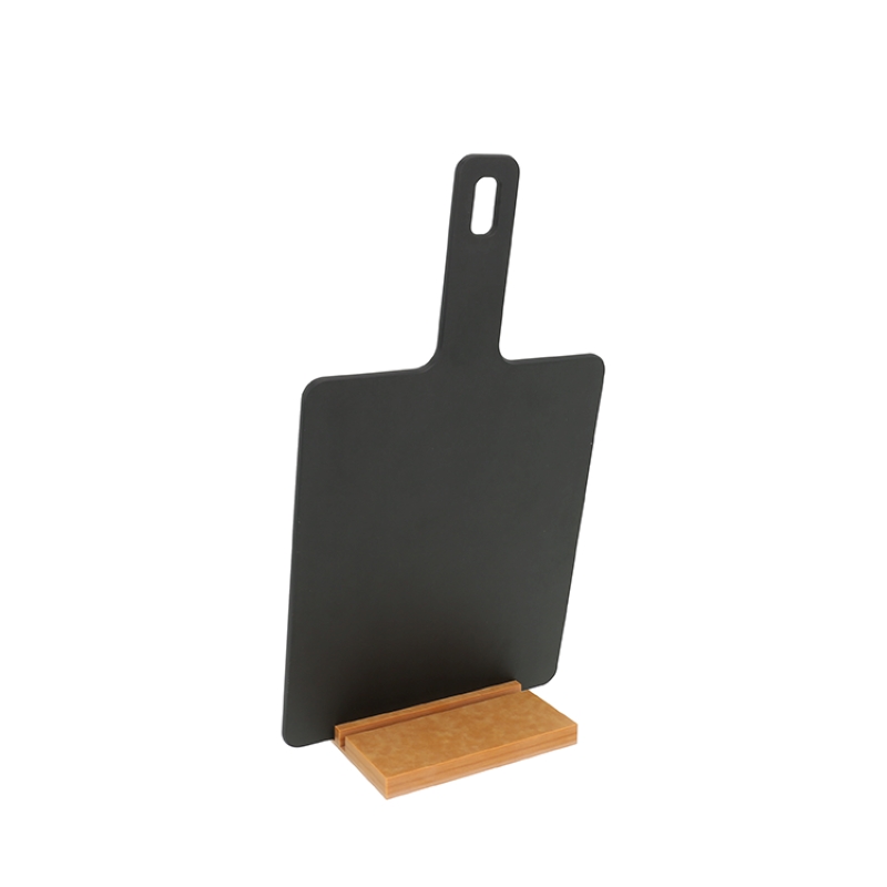 Träfiber Epikurean Pizza Cutting Board Diskmaskin Säker värmebeständig Eco Friendly Juice Groove Choping Board med handtag mindre modell