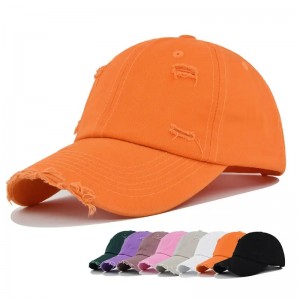 Grossistan anpassad logotyp tomt vanligt billigt pappa rippade slitna ostruktureradenödställda tvättade baseballmössor hattar
