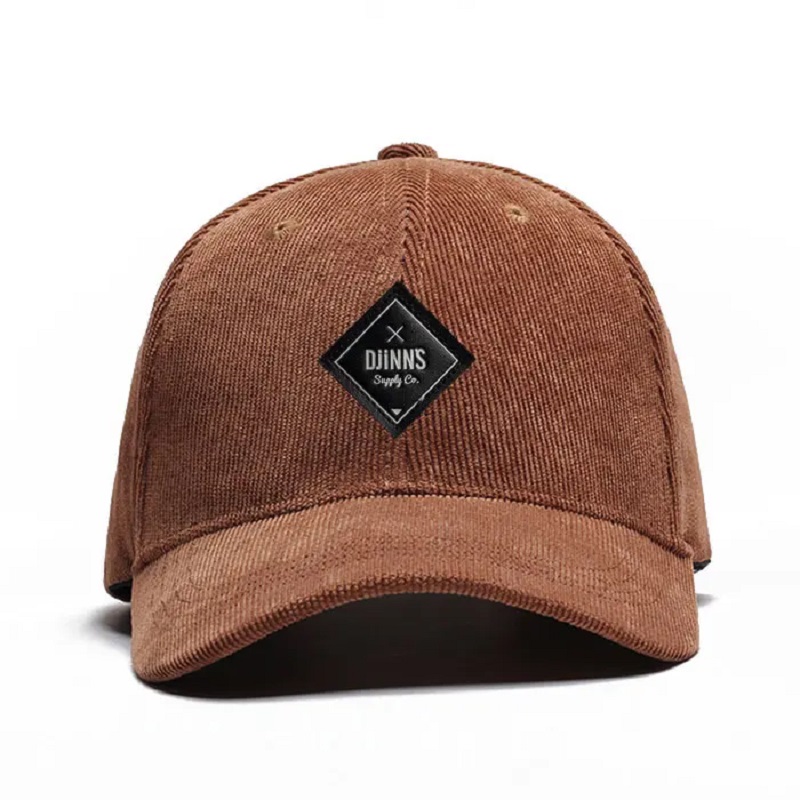 Anpassade sportmössor Sun Hat Men Design Hat Cap Gorras de Beisbol Corduroy Baseball Hat