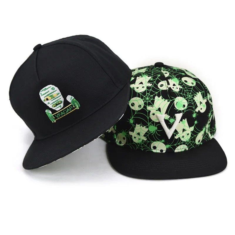 Mode 6 Panel Kids Sports Hatts Anpassning Broderad logotyp Småbarn Snapback Hat