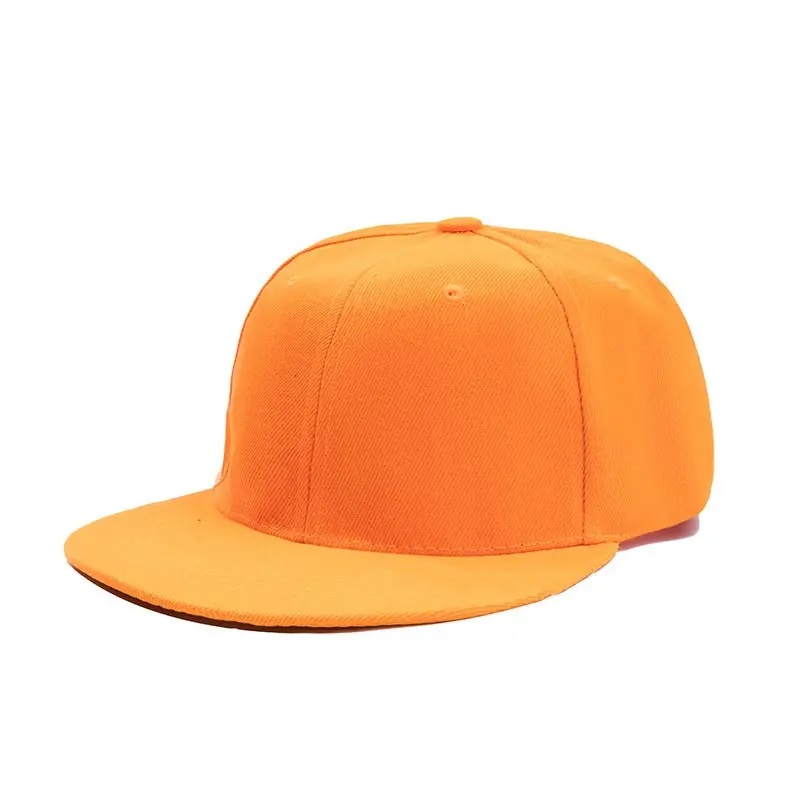 Partihandel högkvalitativ 100% bomullsmodessport Cap Custom Logo Men vanlig platt räkning BRIM -mönster Hip Hop Snapback Cap Hattar