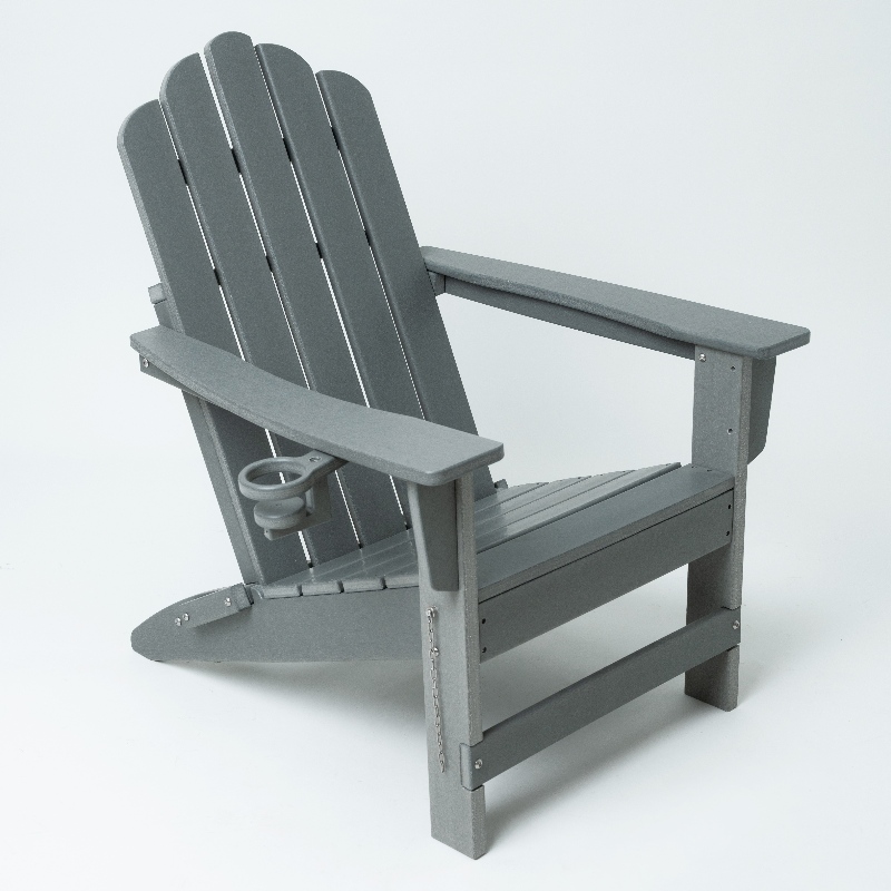 Utomhusmöbler hdpe adirondack stol med grå
