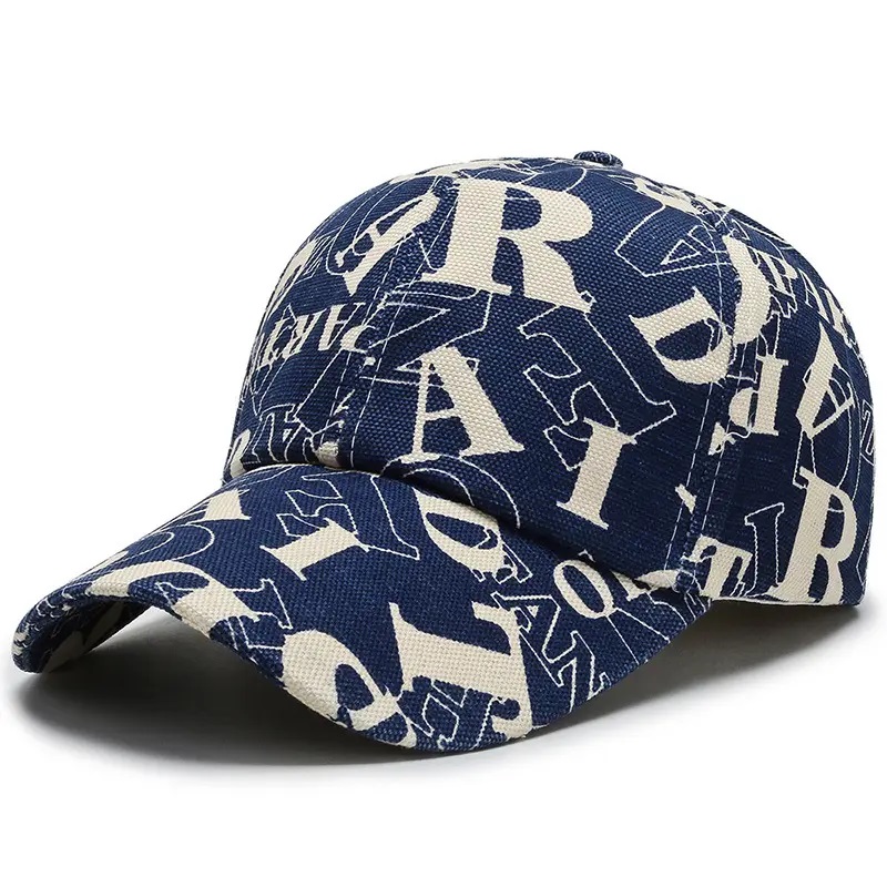 Ny brev 6-panel hattar snapback sportmössor baseball bomullslätt hattar för män kvinnor