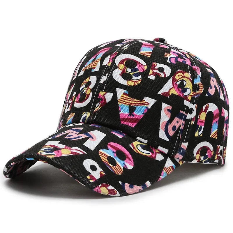 Ny brev 6-panel hattar snapback sportmössor baseball bomullslätt hattar för män kvinnor