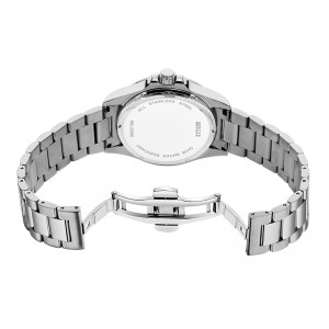 Baogela New Blue Red Water Ghost Watch Men\'s Watch 50 meter vattentät rostfritt stål Rem Swiss Movement Relogio Masculino 22807