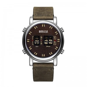 Baogela Fashion Men\'s Roller Design Business Clock Men Quartz Watch Leather Waterproof Casual Sport Mens Watch Relogio Masculino 22703