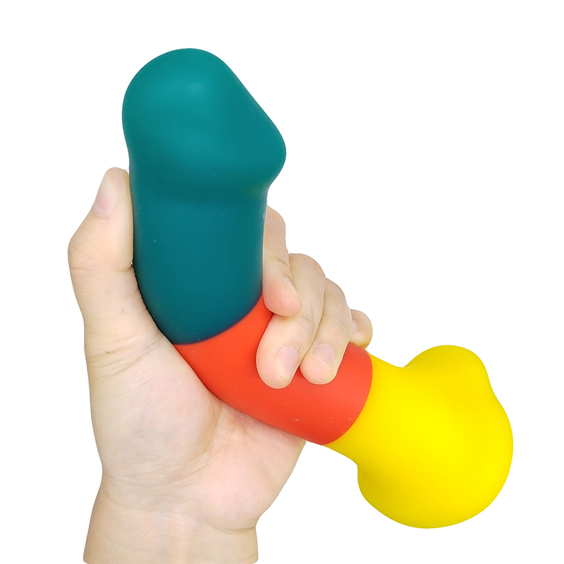 JC897 POLESITAL POPULÄR SIMULATION COCK PENIS DIDOL SEX TOY SUKER KVINNER STOR REALISTISK JULfärg Dildos för kvinnor