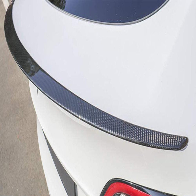 Verklig kolfiber svansbil bakspoiler vinge för Tesla Model 3 y