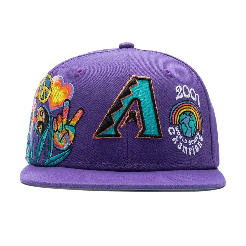 Anpassad snapback -hatt 6 panel broderad varumärke Ny hiphophatt groovy strukturerade platt räkning snapbacks monterade snapback mössor