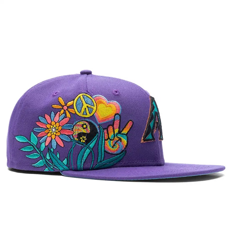 Anpassad snapback -hatt 6 panel broderad varumärke Ny hiphophatt groovy strukturerade platt räkning snapbacks monterade snapback mössor