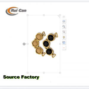 sko spänne zinklegering