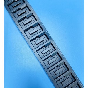 Svart PS antistatisk transportband