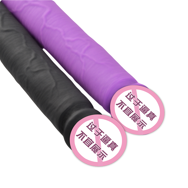832 Lesbisk dubbelhuvud Vuxna sexleksaker Dubbel Dildo Penetration Huvud Dubbel sida slutade dildo för par kvinnor gay
