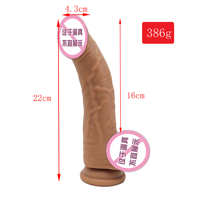 874 Realistiska dildo-silikondildo med sugkopp G-spotstimulering Dildos Analsexleksaker för kvinnor och par