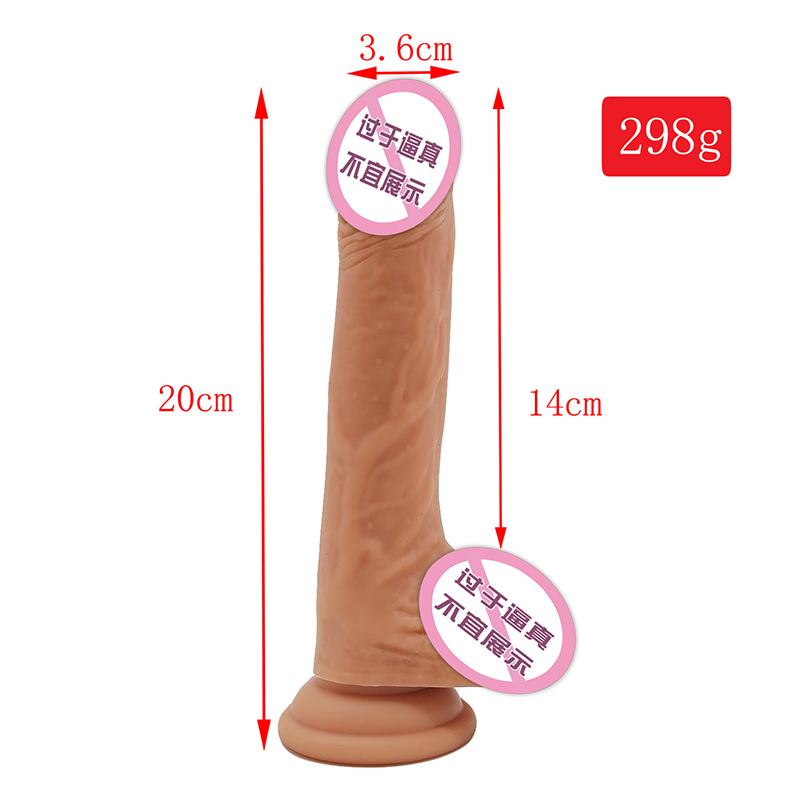 815 Sexig vuxen butik grossistpris Big size Sex Dildo Novel Toys Soft Silicone THROSTING Dildos For Women in Female Masturbator