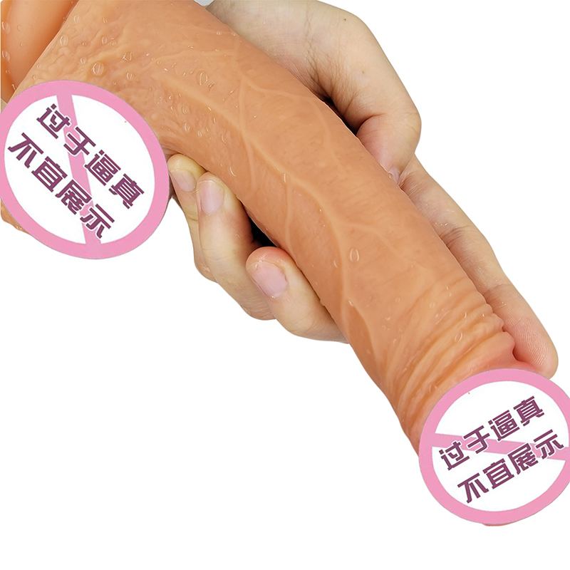 813 Sexig vuxen butik grossistpris Big size Sex Dildo Novel Toys Soft Silicone THROSTING DILDOS FÖR KVINNOR I KVINNA Masturbator