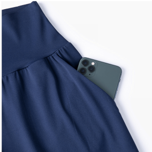 Ficka bred ben Löst yogabyxor