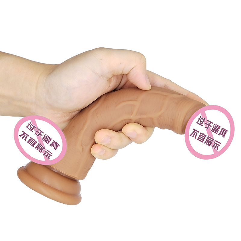 802 Super Suction Cup Kvinnlig onani Dildos kiseldildos realistiska mjuka enorma sexleksaker penis realistiska stora dildos för kvinnor