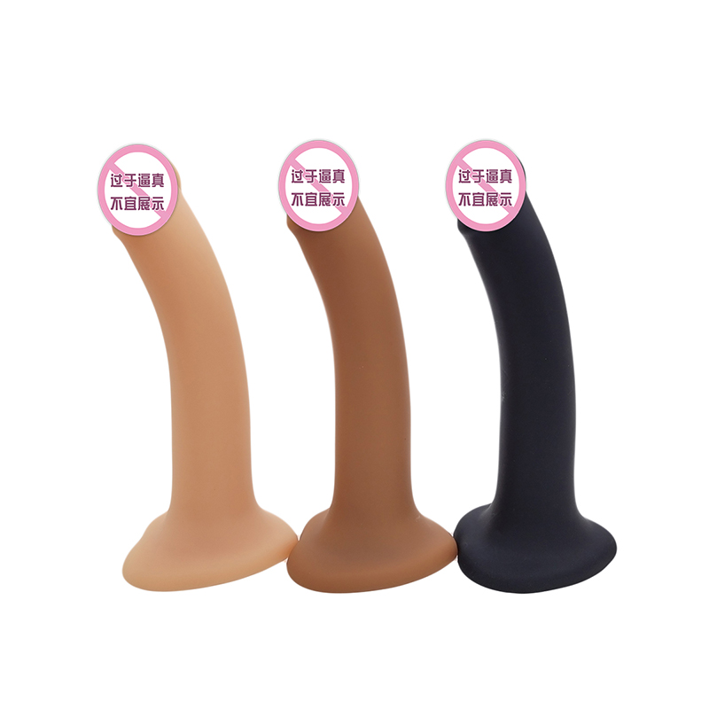 852 Realistiska dildo-silikondildo med sugskopp G-plats stimulering Dildos Analsexleksaker för kvinnor och par