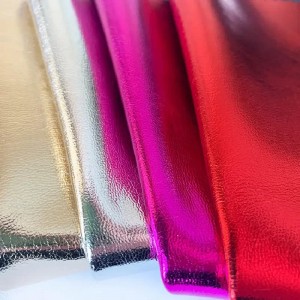 Metalliskt läder PU