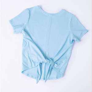 Elastisk split onackyoga t-shirts