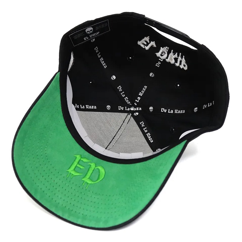 Partihandel Running Cotton Custom 3D -broderier Strukturerade en ram Baseballhatt 5 Panel Sport Baseballhattar för män Kvinnor