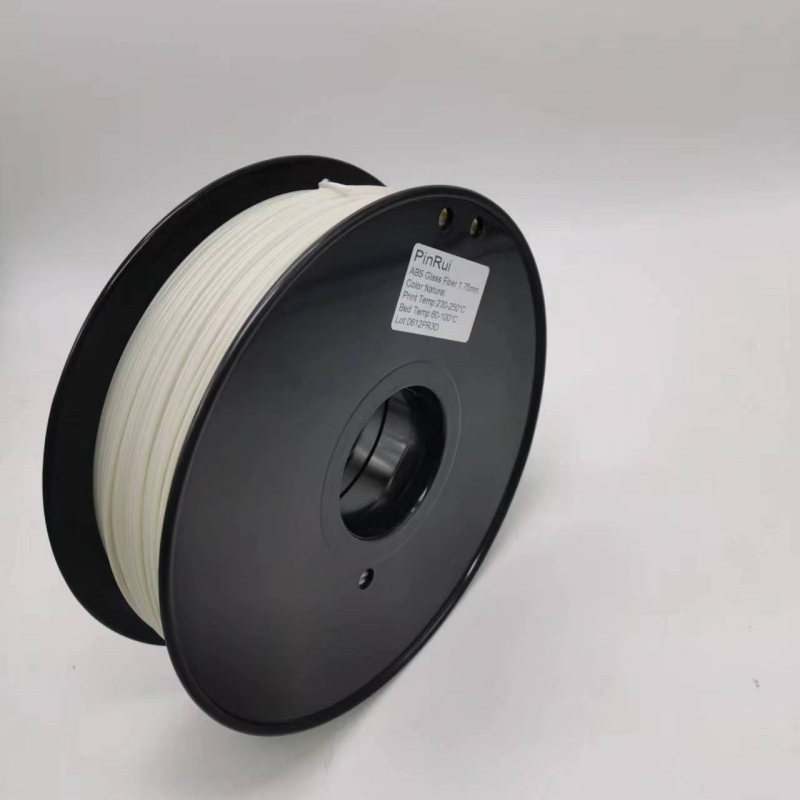 ABS -glasfiber 3D -skrivare 1,75 mm ABS -fiberfilament för 3D -skrivare