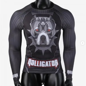 Partihandelsöten Bättre leverantör av anpassade premiummän utslag vakter BJJ Nogis, Jiu Jitsu Gi Rash Guard.