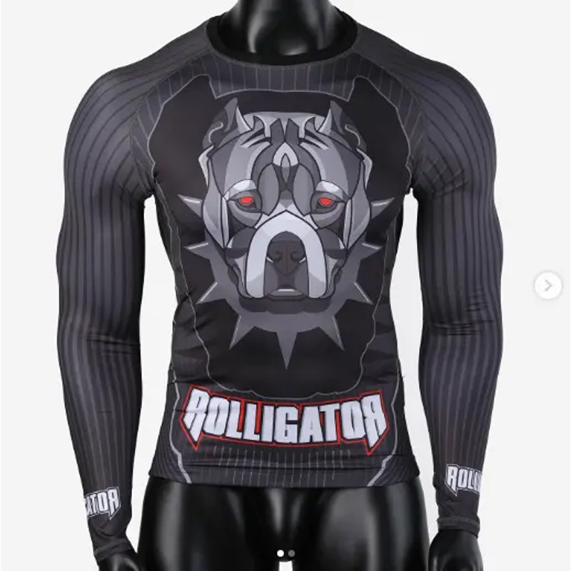 Partihandelsöten Bättre leverantör av anpassade premiummän utslag vakter BJJ Nogis, Jiu Jitsu Gi Rash Guard.