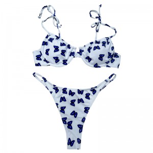 Butterfly Tie vadderade baddräkter