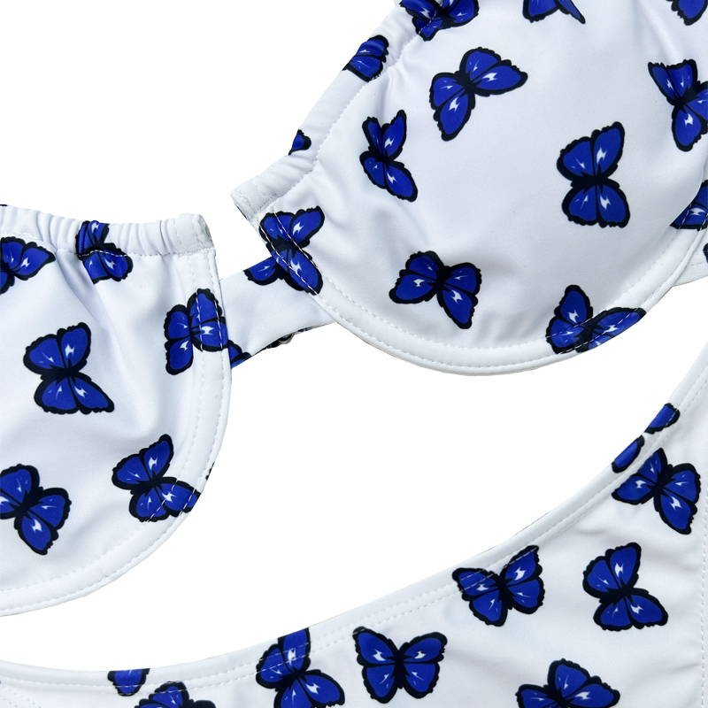 Butterfly Tie vadderade baddräkter