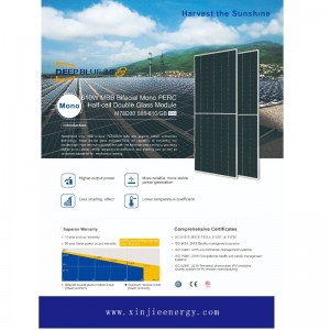 Tillverkare direkt grossist Photovoltaic Solar Energy Panels System Double Side