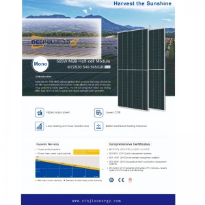 565 W M B B Photovoltaic Solar Energy Panel System Online Sale