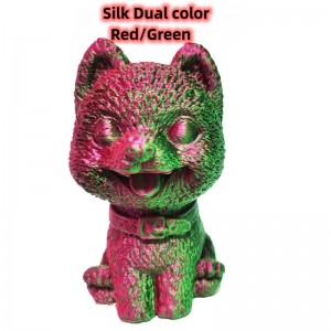 PLA Filament Silk Dual Color Filament, 1,75mm 3D Filament, 3D Printer Filament