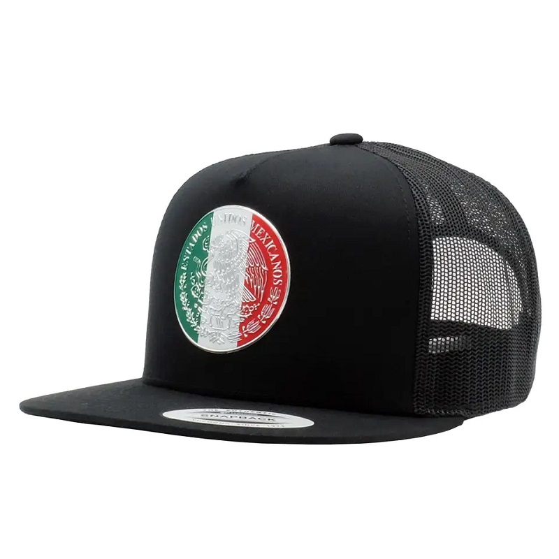 Anpassad 6 Panel Hip Hop Snapback Hat 3D broderi Logo Flat Bill Gorras Snapback Cap