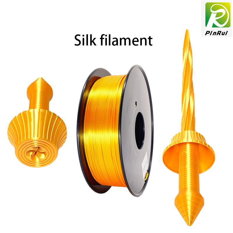 Pinrui 3D-skrivare 1,75 mm Silk Pla-filament för 3D-skrivare